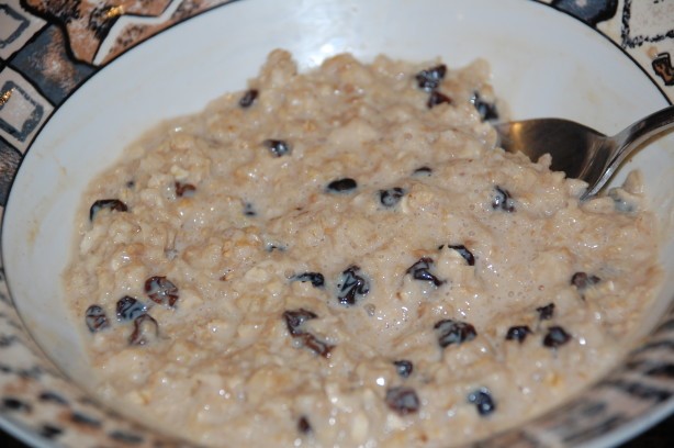 Australian Chai  Raisin Oatmeal porridge Appetizer