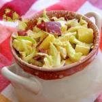 French Cabbage Salad and Apple Appetizer