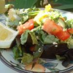 French Lemon Vinaigrette and Basil Drink