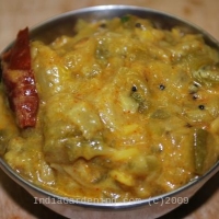 Indian Beerakaya Curry Appetizer
