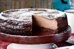 British New Yorkstyle Mocha Hazelnut Cheesecake Recipe Dessert