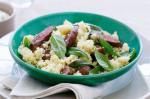 American Chevapi Couscous With Basil And Tzatziki Recipe Appetizer