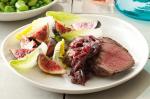 Australian Barbecued Beef Fillet With Figs and Red Onion Jam Recipe Dinner