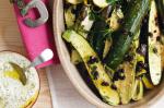 Australian Braised Zucchinis With Almond And Parsley Sauce Recipe Appetizer