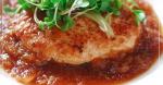 British Minced Chicken and Tofu Hamburger Steaks with Grated Daikon and Ankake Sauce 1 Dinner