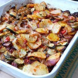 Australian Gratin Potatoes and Zapallitos Appetizer