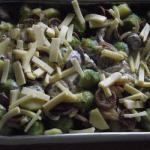 Brussels Sprouts Casserole with Sausage recipe