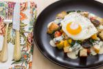 Fried Eggtopped Summer Saute recipe