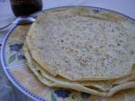 Russian White Crepes Breakfast