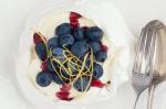 Australian Lemon Marshmallow Pavlovas With Blueberries Recipe Dessert