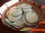 Cucumbers With Easy Dressing recipe