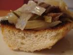 Australian Slowcooked Garlic and Onions With Toasted Baguette Appetizer