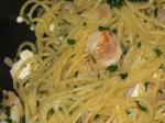 Australian Garlic Shrimp Lemon and Feta Spaghetti Dinner