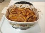 American Upsidedown Fresh Peach Cobbler Dessert