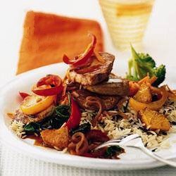 Australian Pork Tenderloin with Sweet Pepper Appetizer