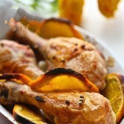 Australian Chicken Legs in An Orange Marinade Dessert