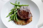 British Beef Fillet On Potato Rosti With Red Wine Jus Recipe Drink