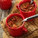 American Westernstyle Beef and Beans Appetizer