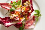 Australian Sea Scallop Salad with Meyer Lemon and Pomegranate Recipe Appetizer