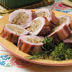 Australian Tender Stuffed Pork Tenderloin Appetizer