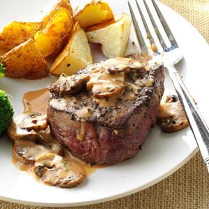 Australian Tenderloin Steak Diane Appetizer