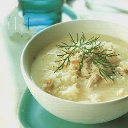 Greek Greek Chicken Soup with Lemon Appetizer