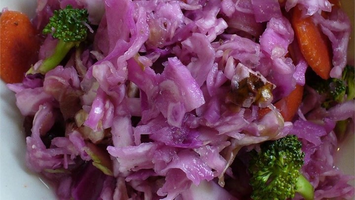 German Sweet and Sour Slaw Recipe Appetizer