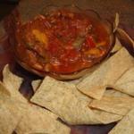 Canadian Eggplant Salsa and Homemade Pita Chips Recipe Appetizer