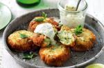 American Crab Cakes With Dill Mayonnaise Recipe Appetizer