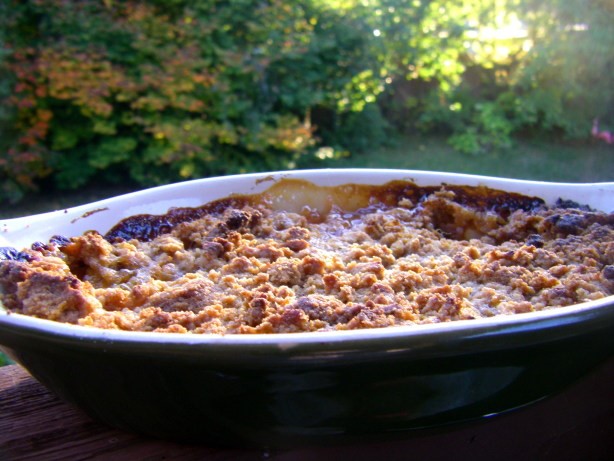 Australian Peach Crumble Pie 3 Dessert