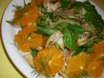 Australian Arugula Fennel and Orange Salad 2 Appetizer