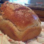 American Threegrain Bread with Sesame Appetizer