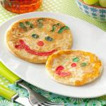 Indian Smiley Face Pancakes Dessert