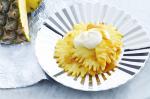 Caramelised Pineapple With Ginger and Cinnamon Cream Recipe recipe