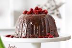 American Christmas Pudding With Cranberry Toffee Sauce Recipe Appetizer
