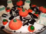 American Halloween Pumpkin Patch Oreo Pie Dessert