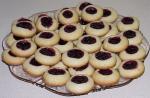 American Shortbread Cookies With Jam or Jelly Centers Dessert