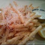 French Fries with Garlic and Parmesan Appetizer