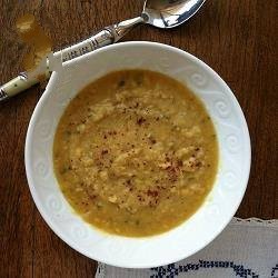 Indian Yellow Lentil Soup Appetizer
