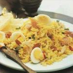 Kedgeree of Smoked Trout with Quail Eggs recipe