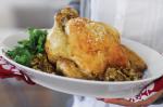 Turkish Roast Chicken With Pistachio And Cranberry Stuffing Recipe Dinner