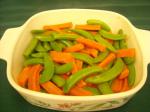 Turkish Carrots and Sugar Snap Peas Appetizer