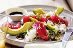 Canadian Tuna Sashimi With Coconut Rice Recipe Appetizer