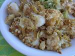 American Baked Fish With Artichoke Crumb Topping Dinner