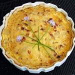 French Cake of Onions and Roquefort Cheese Appetizer