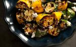 British Grilled Summer Squash with Feta and Mint Recipe Appetizer