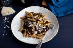 Australian Penne With Mushroom Ragout and Spinach Recipe Dinner
