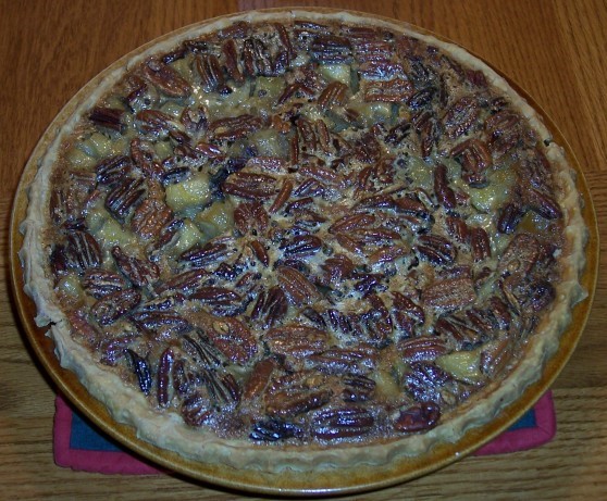 American Caramelized Apple Pecan Pie Breakfast