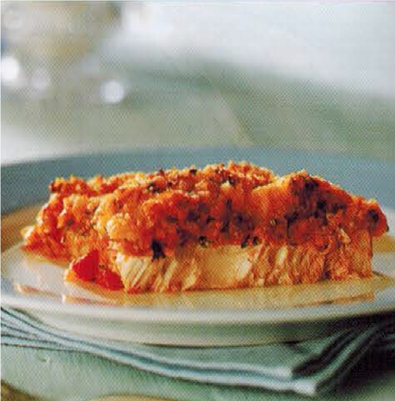 Canadian Baked Fish With Tomato And Onion Appetizer