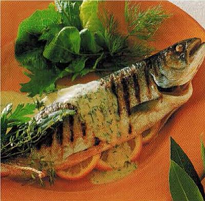 Portuguese Salmon With Dill Cream Appetizer